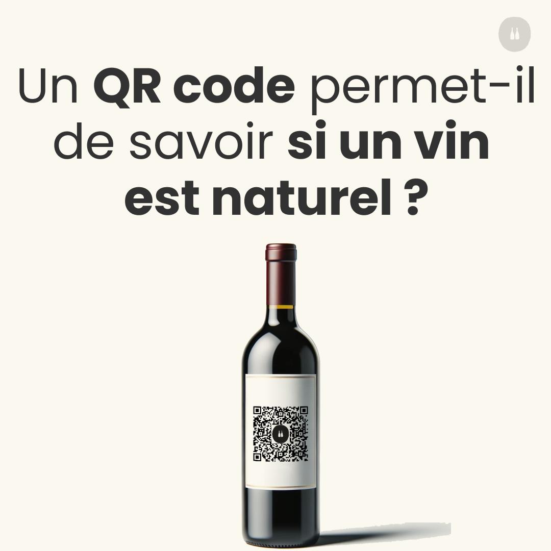 Un QR code permette di sapere se un vino è naturale?